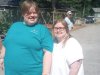 Amy and Kasey at Camp Allen